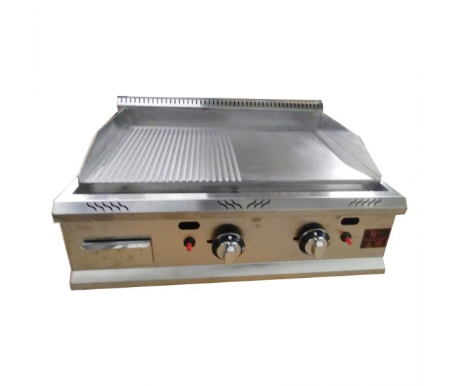 Commercial Tabletop Griddle 70 CM GAS Smooth Surface Hot
